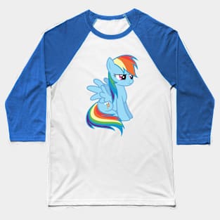 Rainbow Dash sitting Baseball T-Shirt